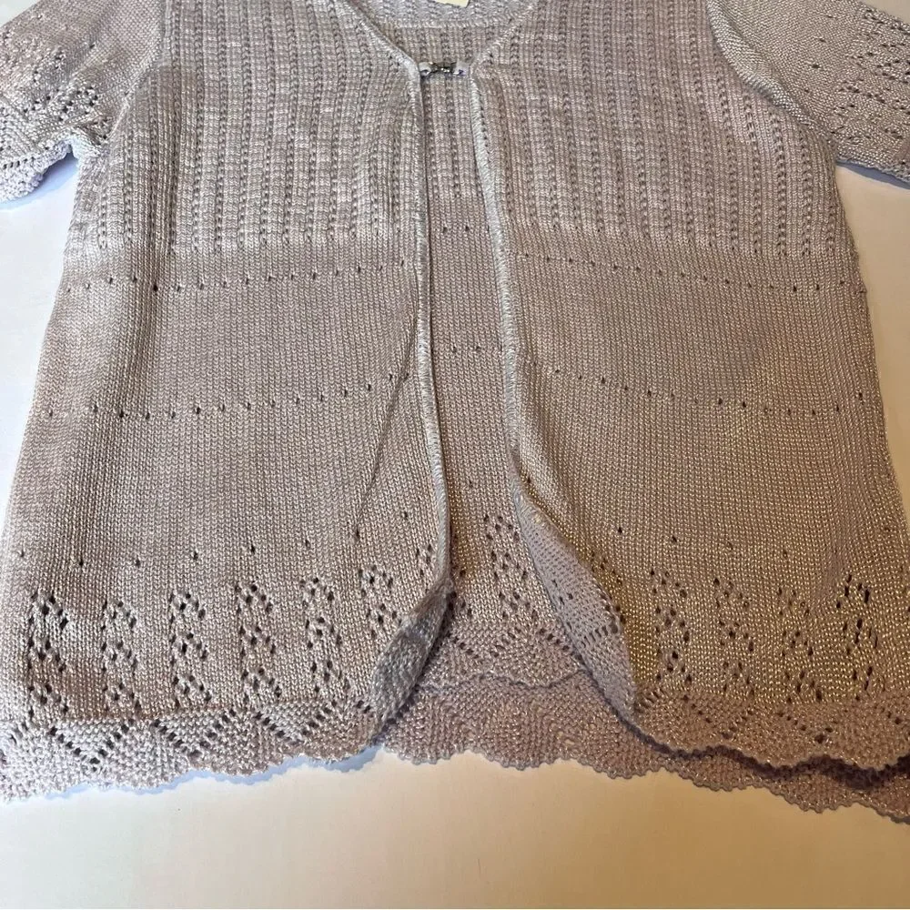 Bentley Women's Sweater 2 fer Light lavender Large